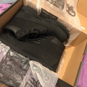 All black timberlands